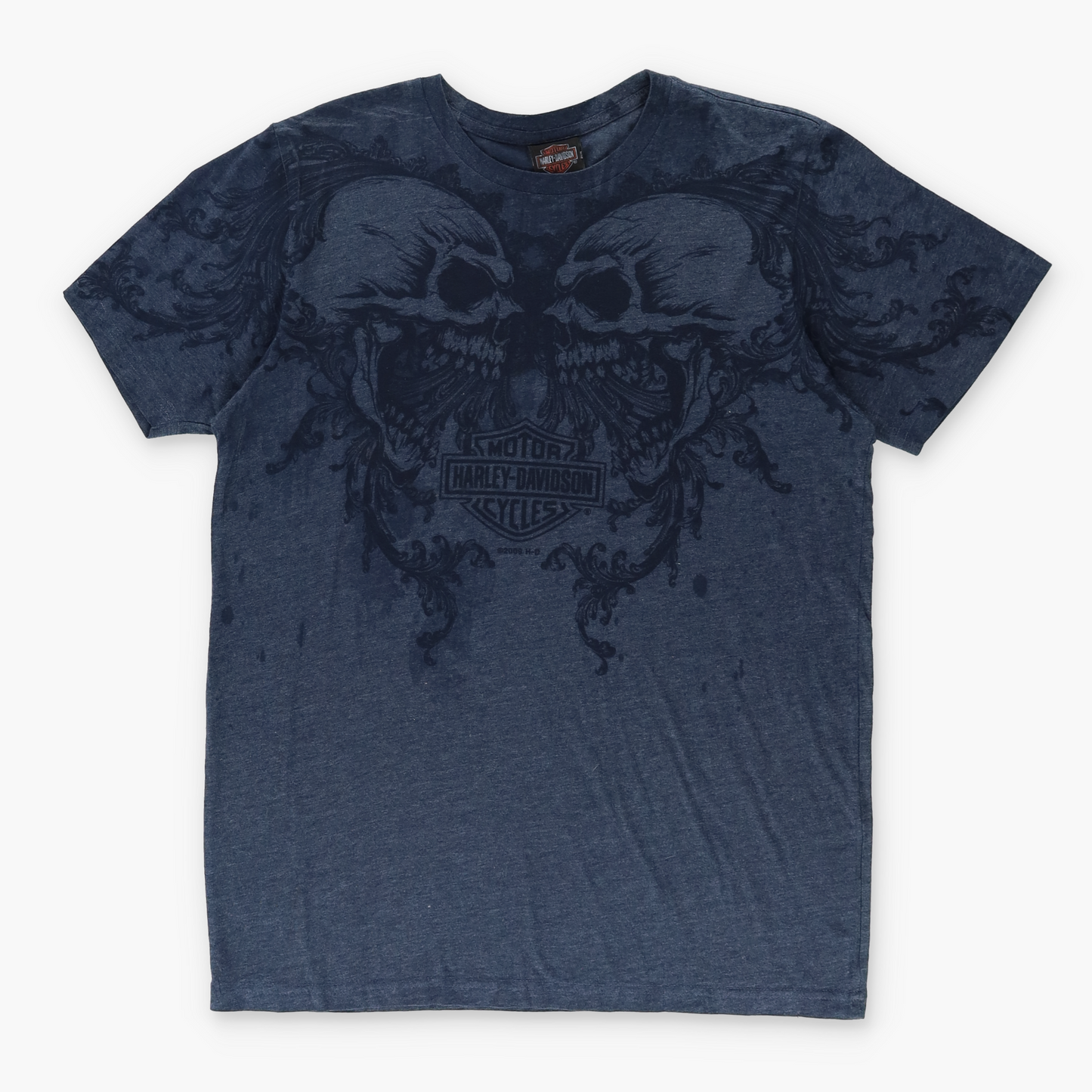 HARLEY DAVIDSON North Country Skull Eagle USA Made 50/50 Tee (M)