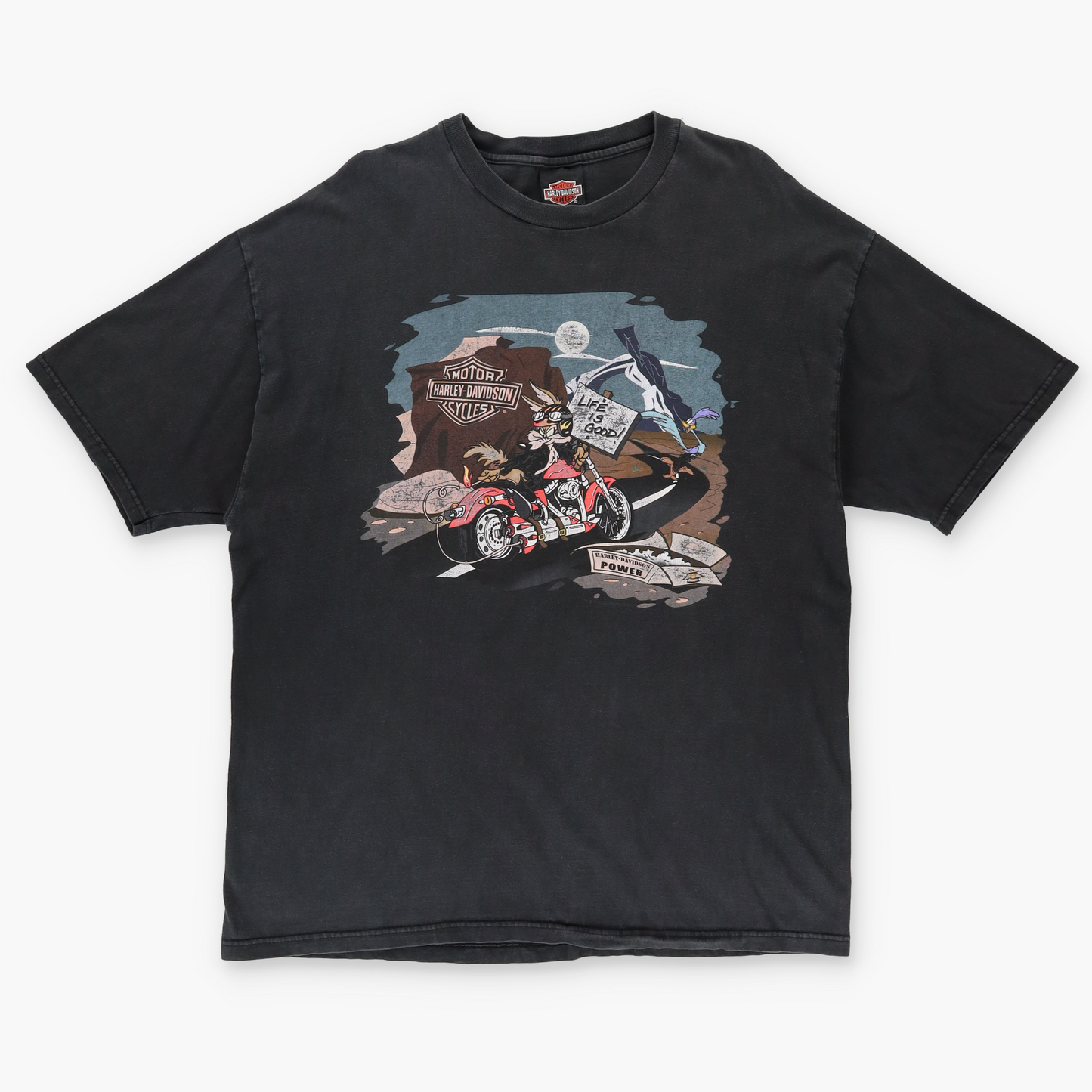 2000 HARLEY DAVIDSON x LOONEY TUNES Motorcycle USA Made Tee (XL)