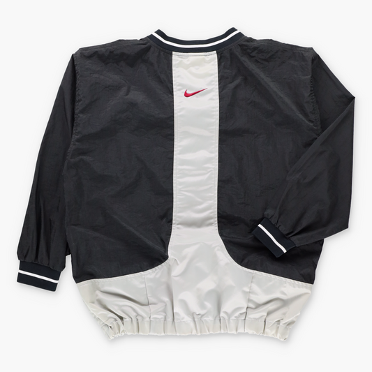 Vintage NIKE Black & Red Embroidered Swoosh Logo Windbreaker Pop Over (M) ***COCO Vintage Sole Melbourne