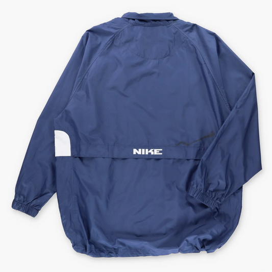 Vintage NIKE Embroidered Logo Navy Blue Full Zip Vented Windbreaker Jacket (XL) Vintage Sole Melbourne