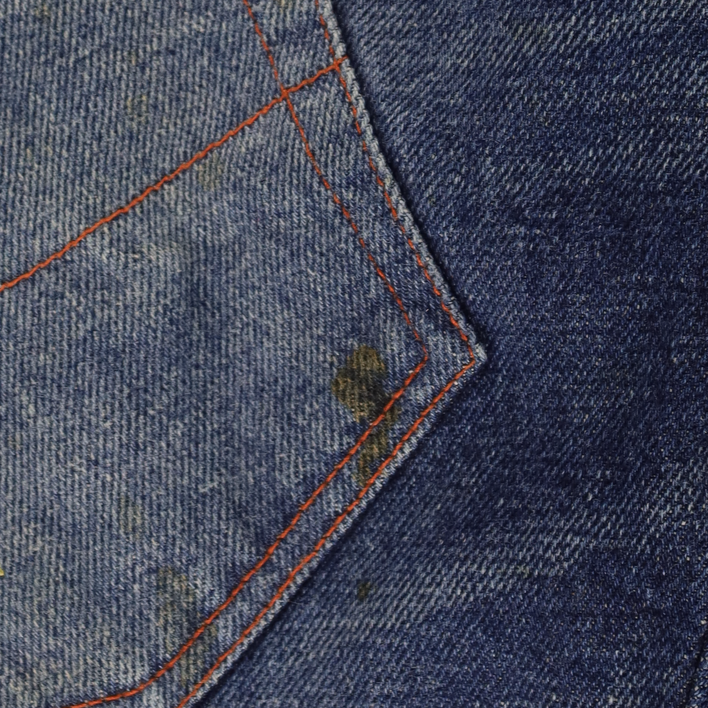 AKADEMIKS Coloured Stitching Patchwork Logo Blue Jeans (36)