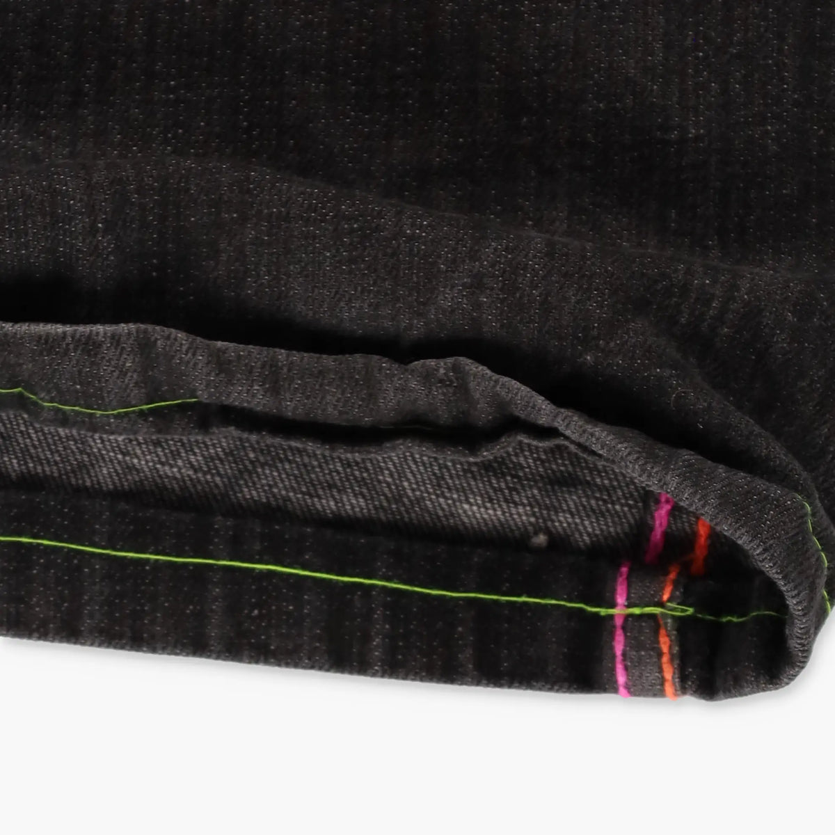 COOGI Y2K Fluro Stitch Embroidered Spell Out Logo Black Jeans (42/35) Vintage Sole Melbourne