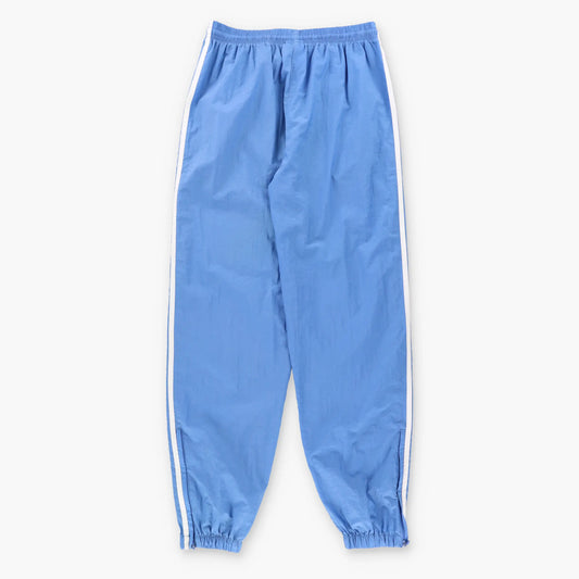 Vintage ADIDAS Blue & White Embroidered Logo 3-Stripe Ankle Zip Track Pants (XXS-XS) ***COCO Vintage Sole Melbourne