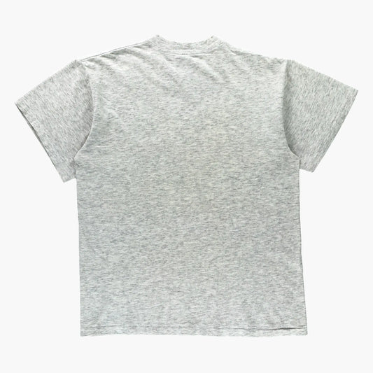 NIKE "Just Do It" Colourful Retro Slogan Graphic Single Stitch Light Grey T-Shirt USA Made (M-L) - Vintage Sole Melbourne