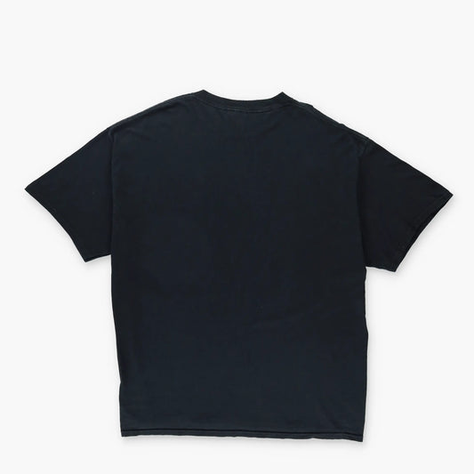 NIKE Vintage Embroidered Small Swoosh Black T-Shirt (XXL) - Vintage Sole Melbourne