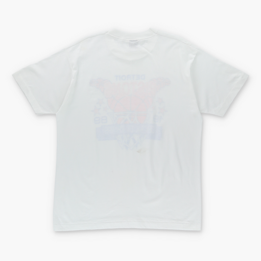 Vintage 1989 DETROIT PISTONS NBA 50/50 Single Stitch Basketball T-Shirt (XL) Vintage Sole Melbourne