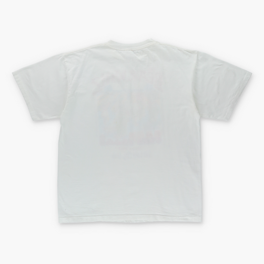 1995 'Bear Whiz Beer' Bowling Comic Single Stitch White T-Shirt (XL) Vintage Sole Melbourne