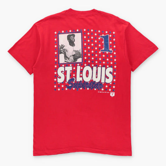 Vintage 1993 St. Louis Cardinals Ozzie Smith Single Stitch MLB T-Shirt USA Made (L TALL)