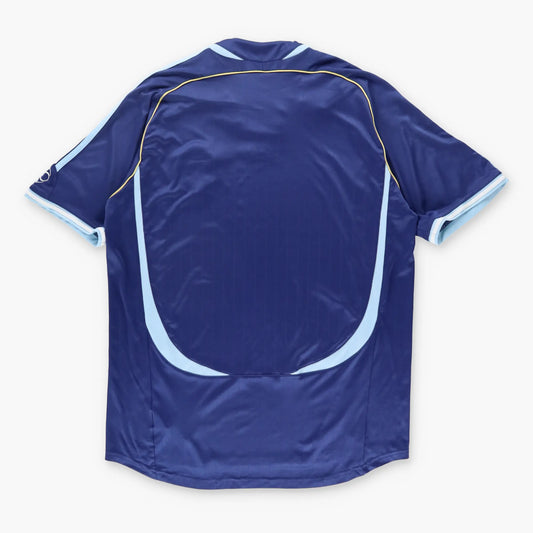 ADIDAS 2006 Argentina Away AFA Embroidered Blue Soccer Jersey (XL)