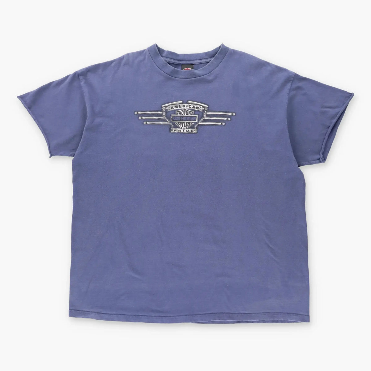 Vintage HARLEY DAVIDSON USA Made Distressed Purple Motorcycle T-Shirt (XL) Vintage Sole Melbourne