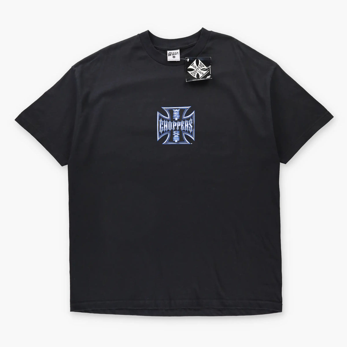 Vintage WEST COAST CHOPPERS Long Beach California Y2K Style Black T-Shirt With Original Tag (XXL) Vintage Sole Melbourne