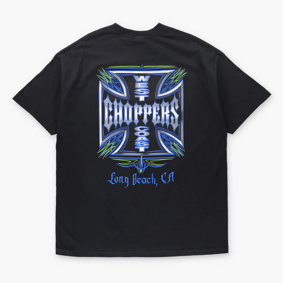 Vintage WEST COAST CHOPPERS Long Beach California Y2K Style Black T-Shirt With Original Tag (XXL) Vintage Sole Melbourne
