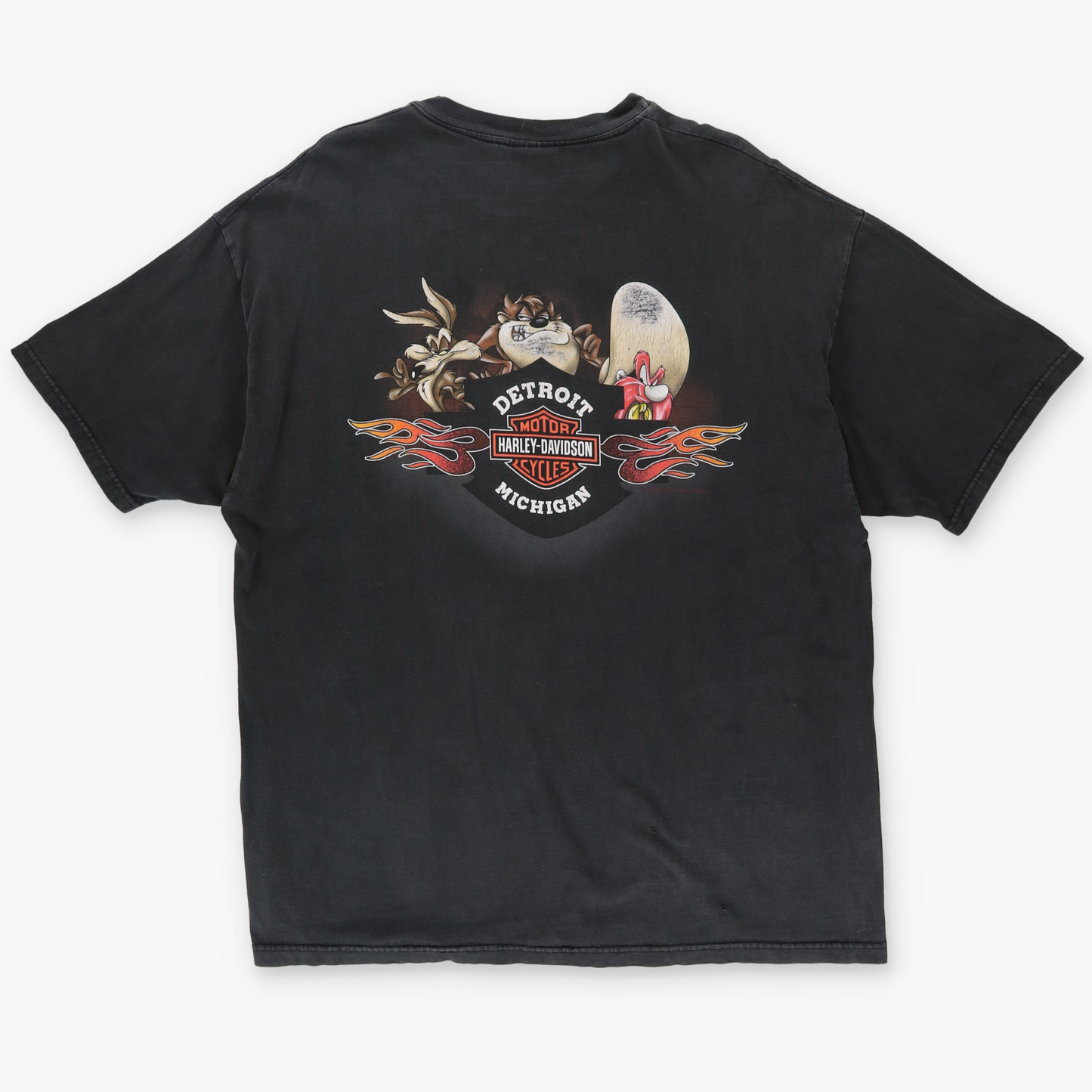 2000 HARLEY DAVIDSON x LOONEY TUNES Motorcycle USA Made Tee (XL)