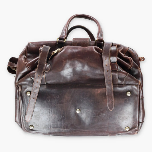 Vintage MULLHOLAND BROTHERS Leather Brown Bag *Aubs Vintage Sole Melbourne