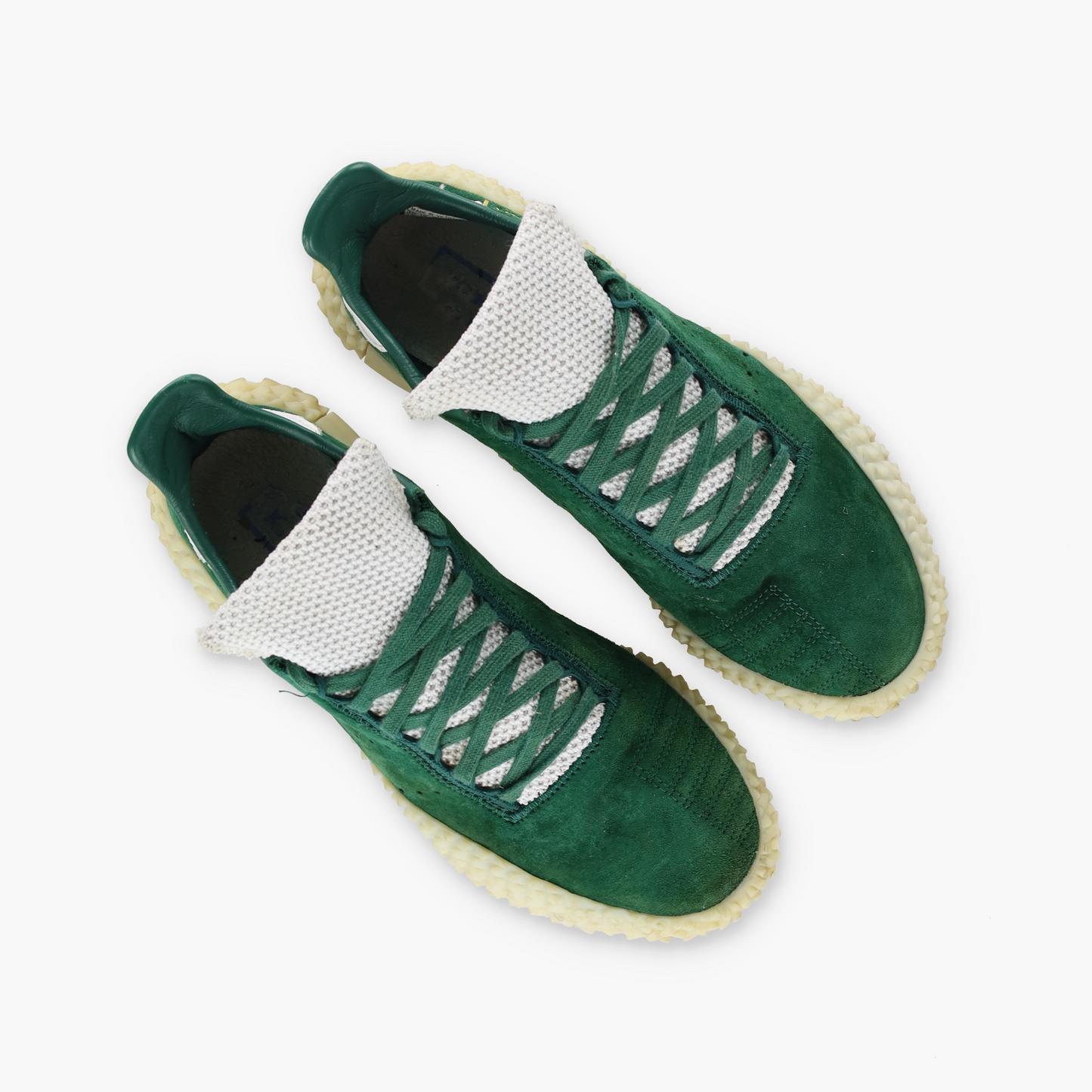 ADIDAS Kamanda Gum Sole Forest Green Suede Sneakers (9)
