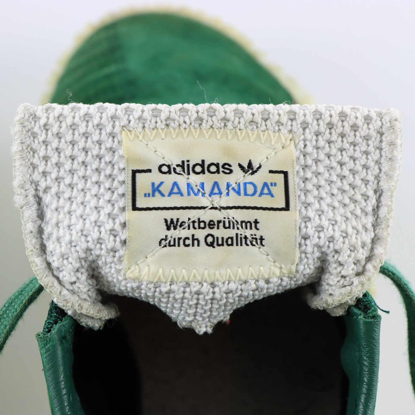 ADIDAS Kamanda Gum Sole Forest Green Suede Sneakers (9)