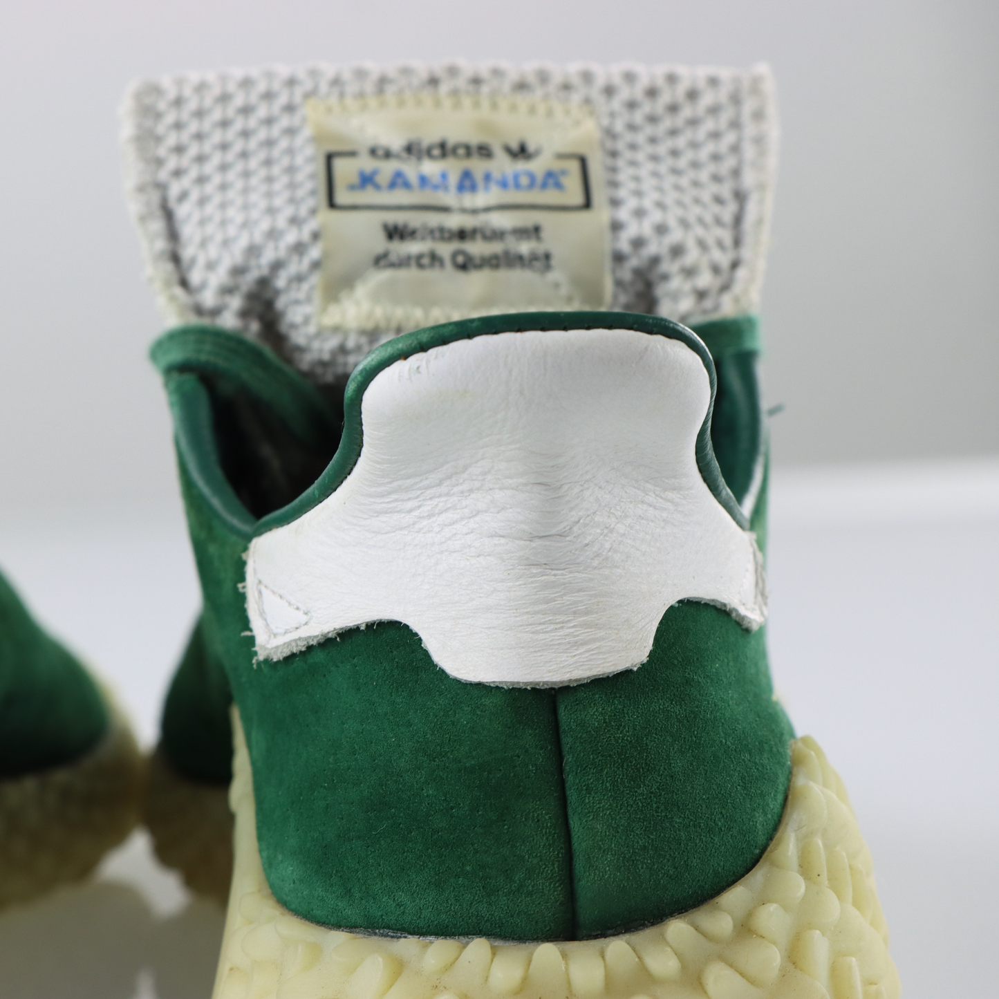 ADIDAS Kamanda Gum Sole Forest Green Suede Sneakers (9)