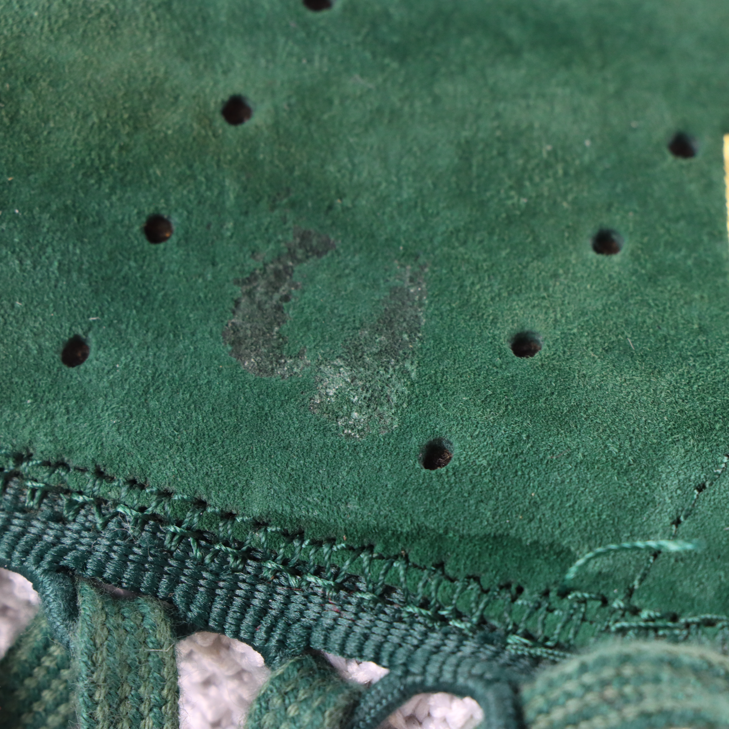 ADIDAS Kamanda Gum Sole Forest Green Suede Sneakers (9)
