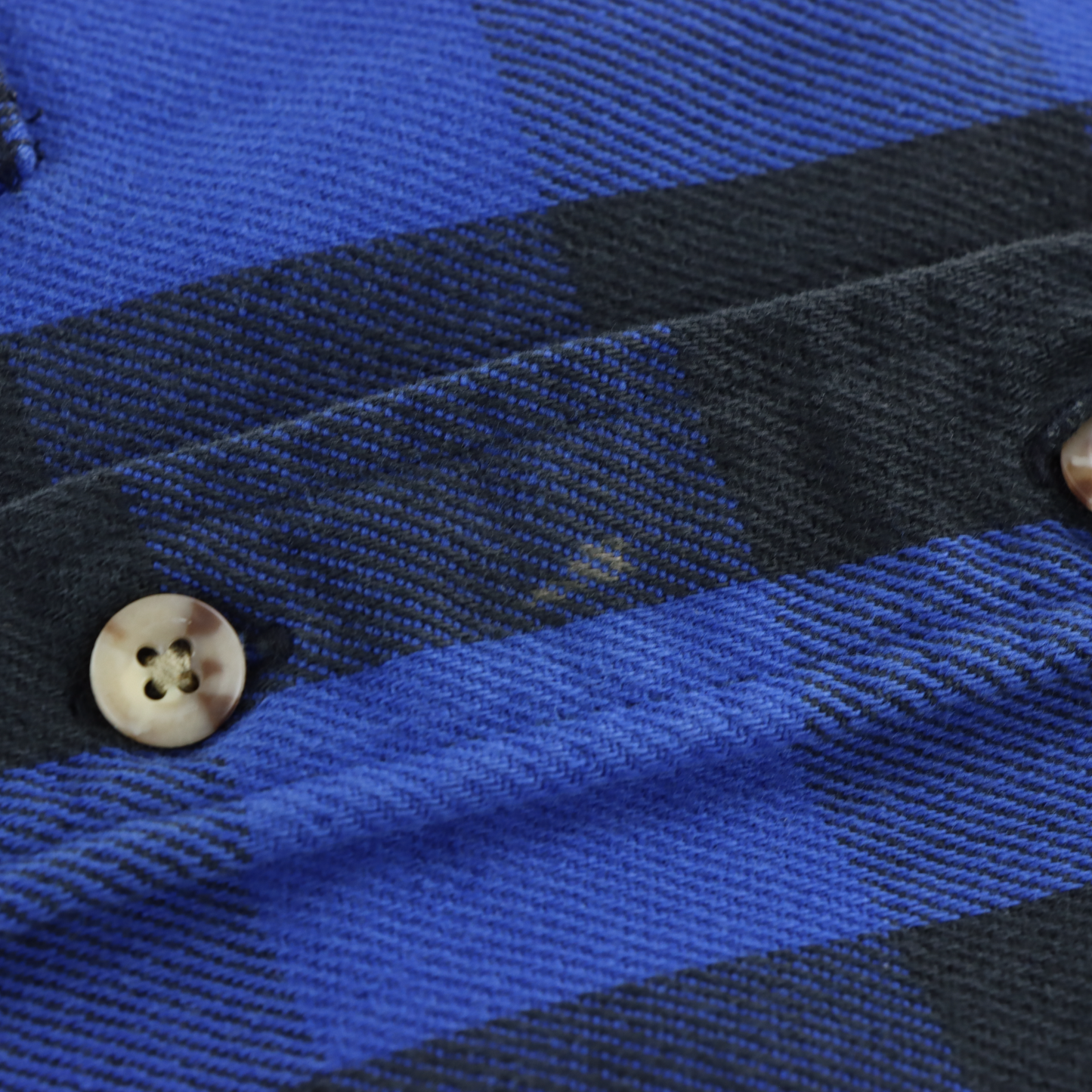 CARHARTT Black & Blue Flannel Button Up Long Sleeve Shirt (M)