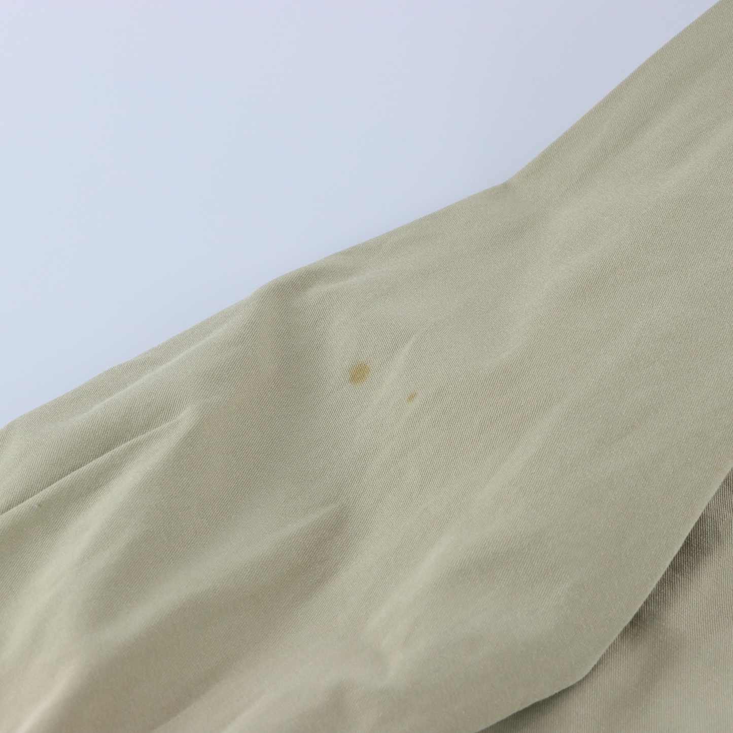 RALPH LAUREN Embroidered Small Pony Tan Button Up Long Sleeve Shirt (L)