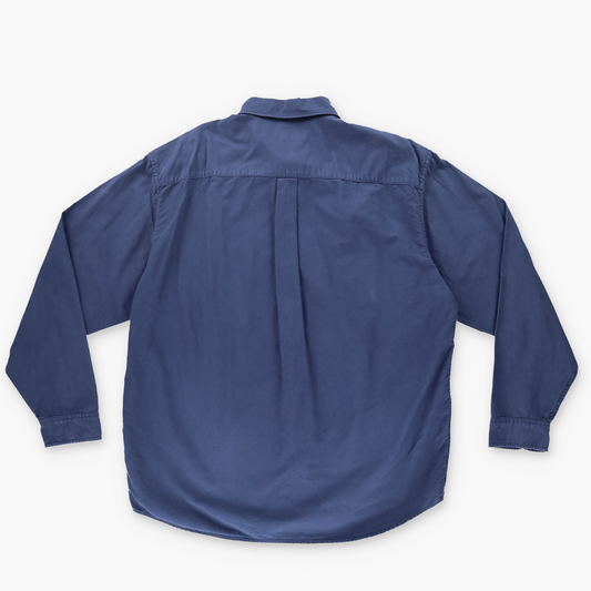 RALPH LAUREN JEANS CO Navy Button Up Long Sleeve Shirt (L)
