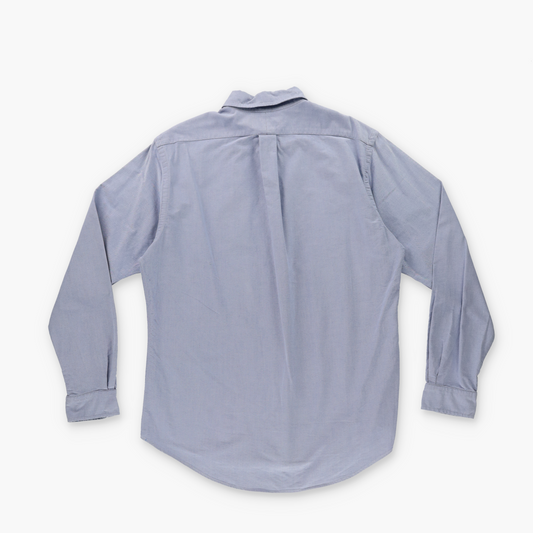 RALPH LAUREN Oxford Big Pony Blue Button Up Long Sleeve Shirt (L)
