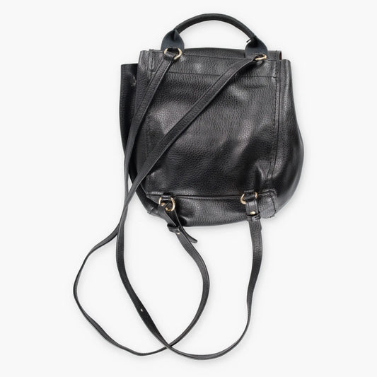 COACH 'Derby' F59819 Black Pebbled Mini Drawstring Backpack - Vintage Sole Melbourne