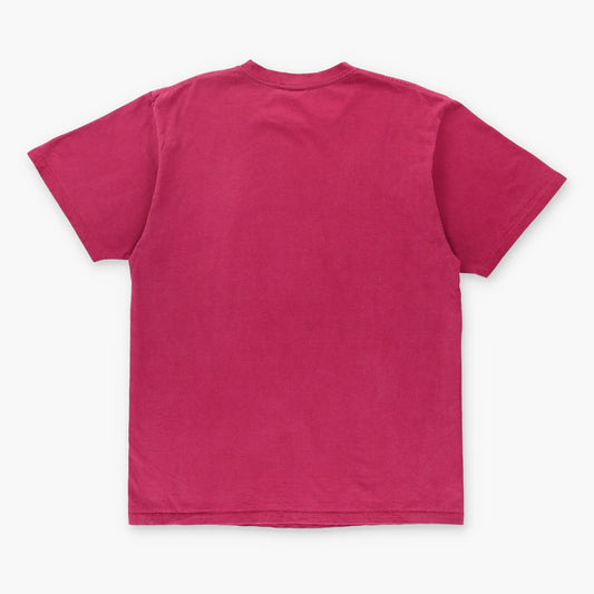 Vintage NIKE Embroidered Swoosh Burgundy & White T-Shirt (L) Vintage Sole Melbourne