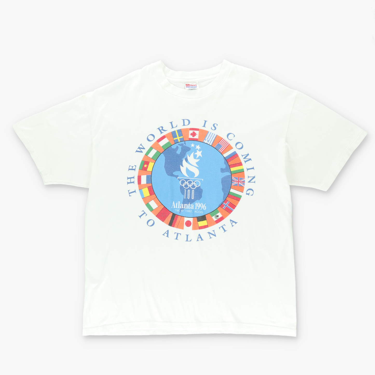 1996 Atlanta Summer Olympics 'USA Made' T-Shirt (L-XL)