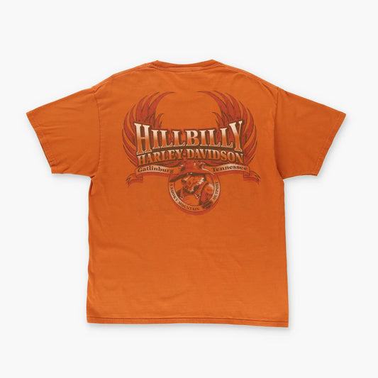 HARLEY DAVIDSON Hillbilly 'Billy Bear' Graphic T-Shirt (L) Vintage Sole Melbourne