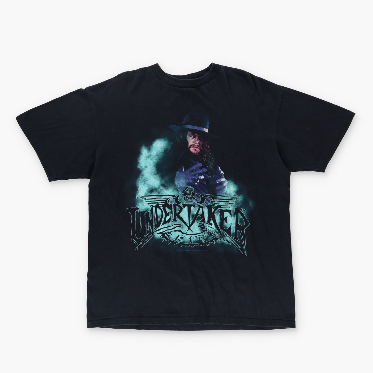 1995 WWF 'The Undertaker' Dark Graphic Single Stitch T-Shirt (L-XL)