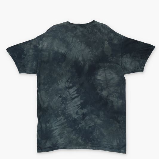 THE MOUNTAIN Large Skull Graphic Black Tie Dye T-Shirt (XL)
