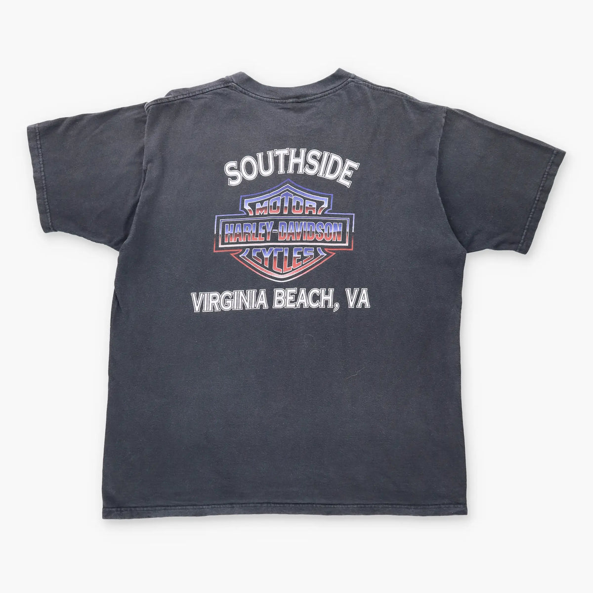 Vintage 1997 HARLEY DAVIDSON Eagle Feather 'Southside' Motorcycle T-Shirt (XL) Vintage Sole Melbourne