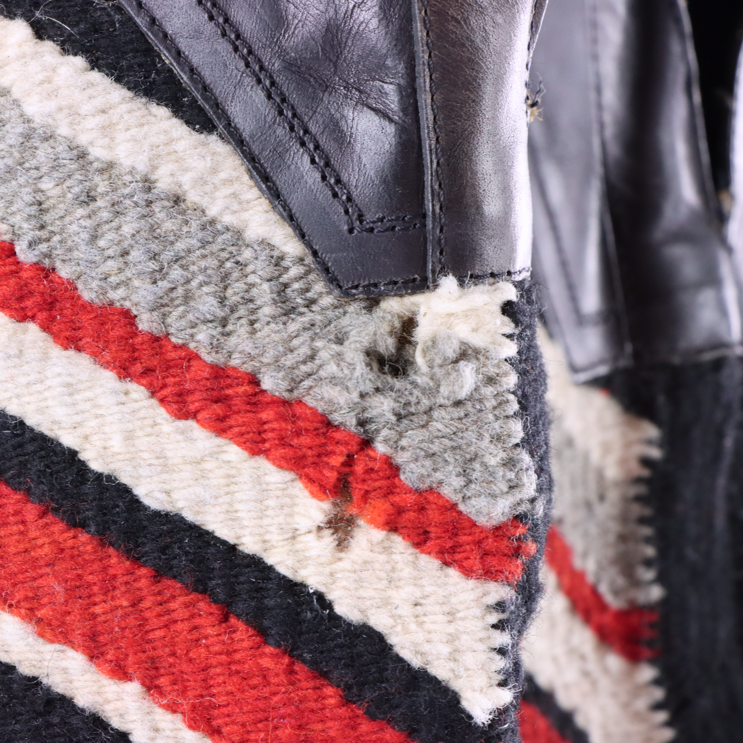 FREEBIRD BY STEVEN 'Cabal' Quilted Blanket & Leather Boots (39)