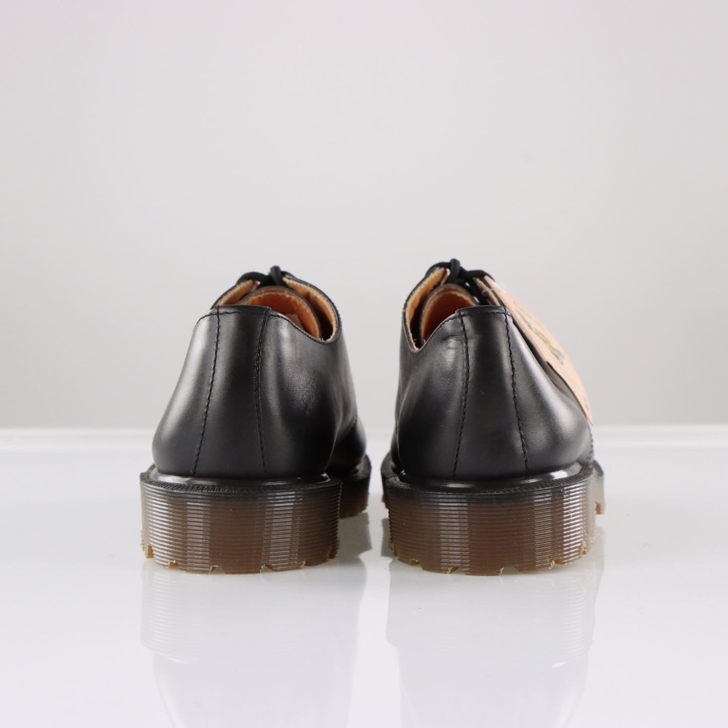 DR MARTENS 'Royal Mail' R. Griggs Black Leather Shoes UK Made (8)
