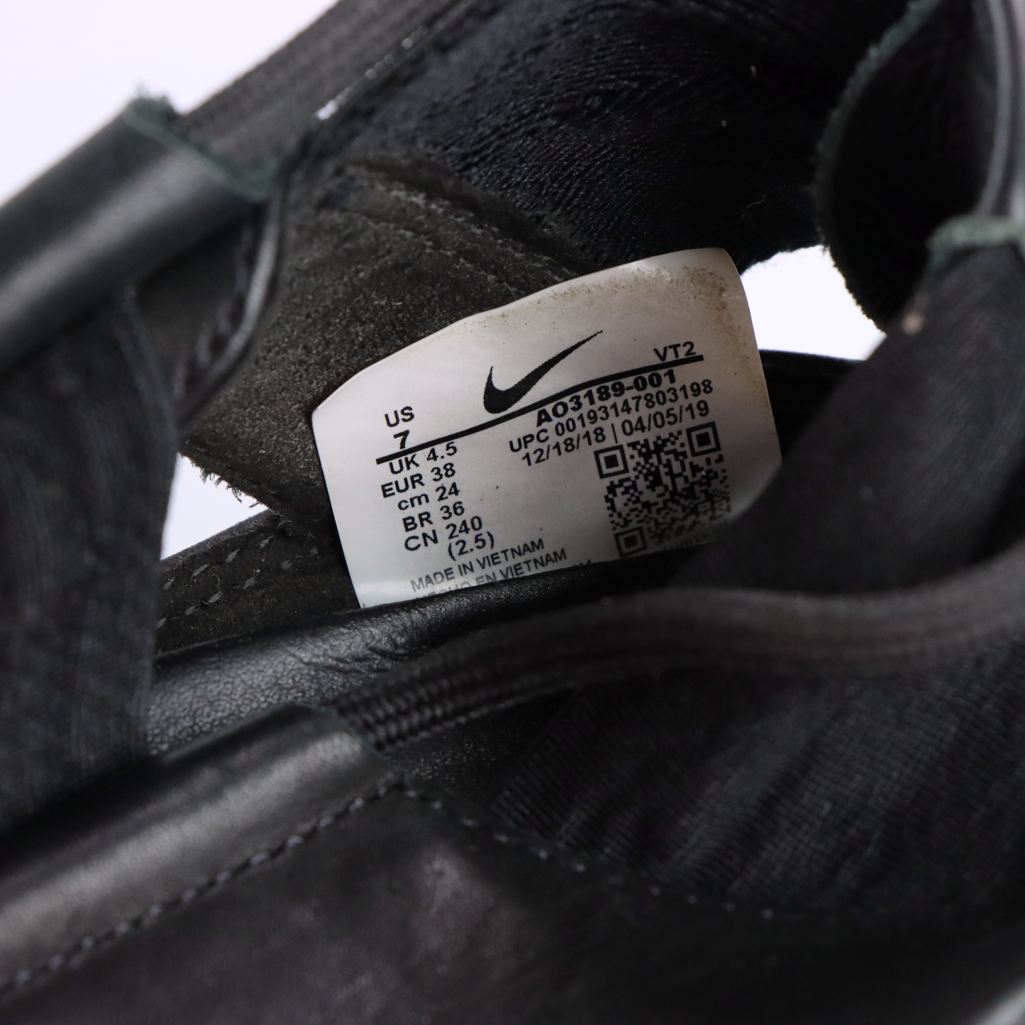 NIKE Air Max 'FF 720' Black Sandal Sneakers (7)