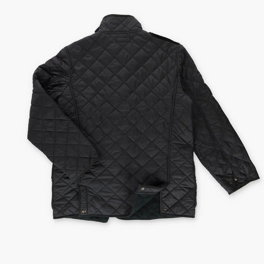 RALPH LAUREN POLO Hunting Quilted & Suede Black Puffer Jacket (L) Vintage Sole Melbourne