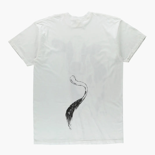 Vintage 1993 Double Sided Black & White Cow Illustration Single Stitch T-Shirt (XL TALL) - Vintage Sole Melbourne