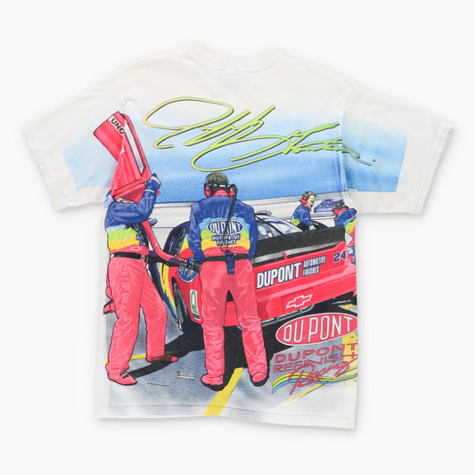 1996 Jeff Gordon #24 NASCAR All Over USA Made T-Shirt (M) - Vintage Sole Melbourne