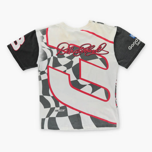 NASCAR Dale Earnhardt 'The Intimidator' Racing All Over USA Made Tee (XL) - Vintage Sole Melbourne