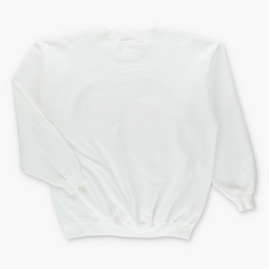 Vintage 1994 COCA-COLA "Ice Cold Sold Here" USA Made Retro White Sweatshirt (L) Vintage Sole Melbourne