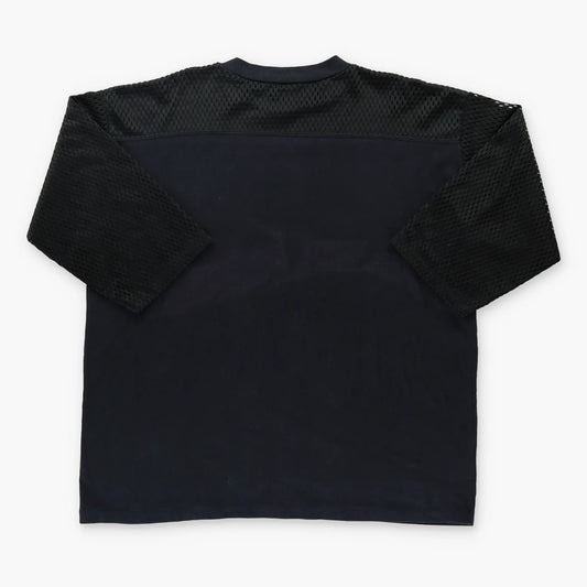 PHLADELPHIA EAGLES NFL Black & Green USA Made 3/4 Sleeve Jersey (XL) Vintage Sole Melbourne