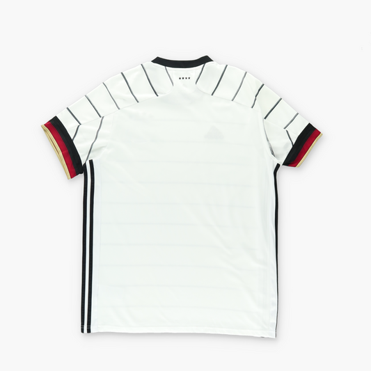 ADIDAS Germany 2020-2022 Black & White Home Soccer Jersey (L)