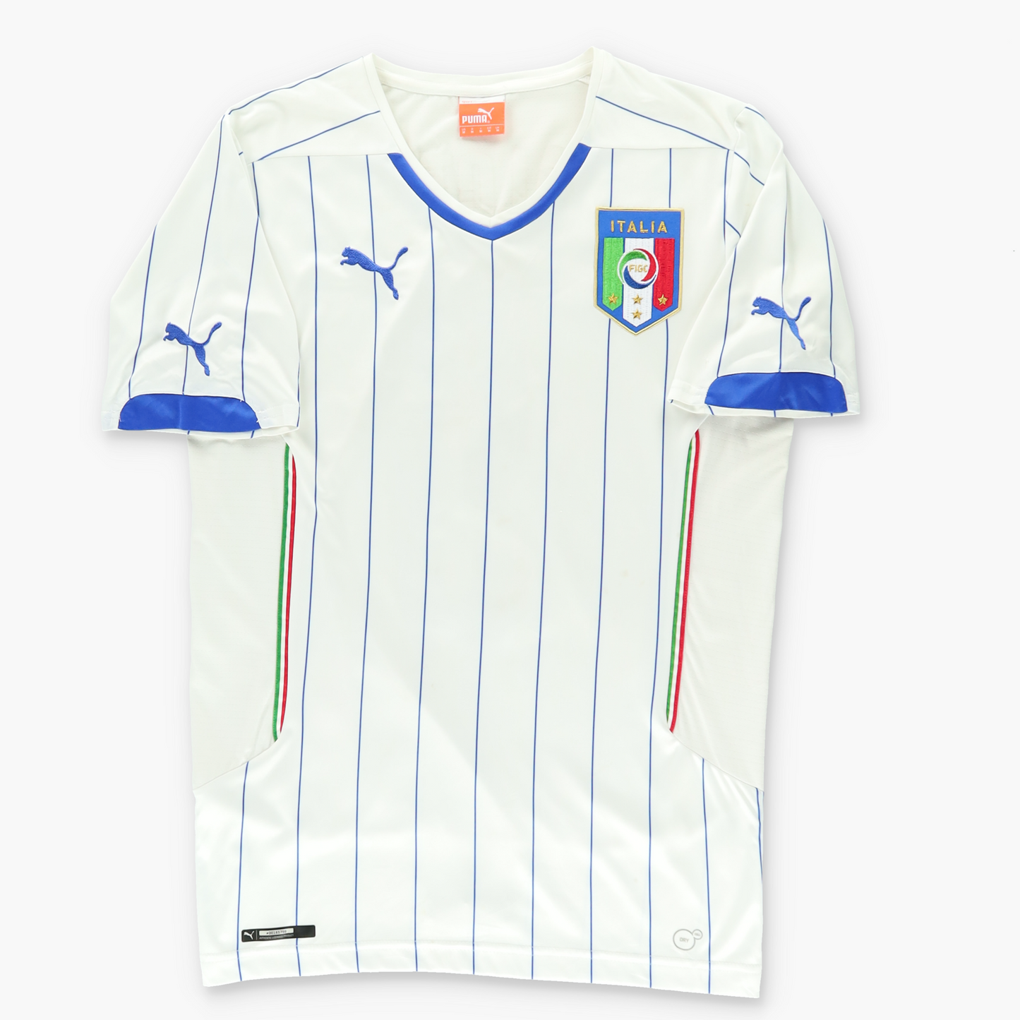 Italy 2014/2015 Balotelli Embroidered PUMA Away Soccer Jersey (M)