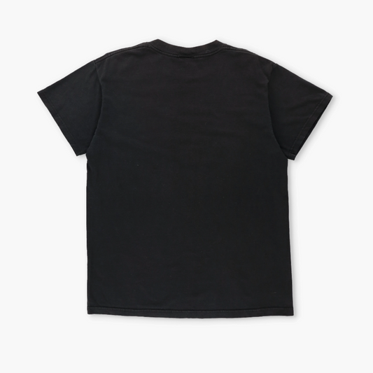 BOOTLEG Nike Embroidered Swoosh Outline Black & White Tee (M)