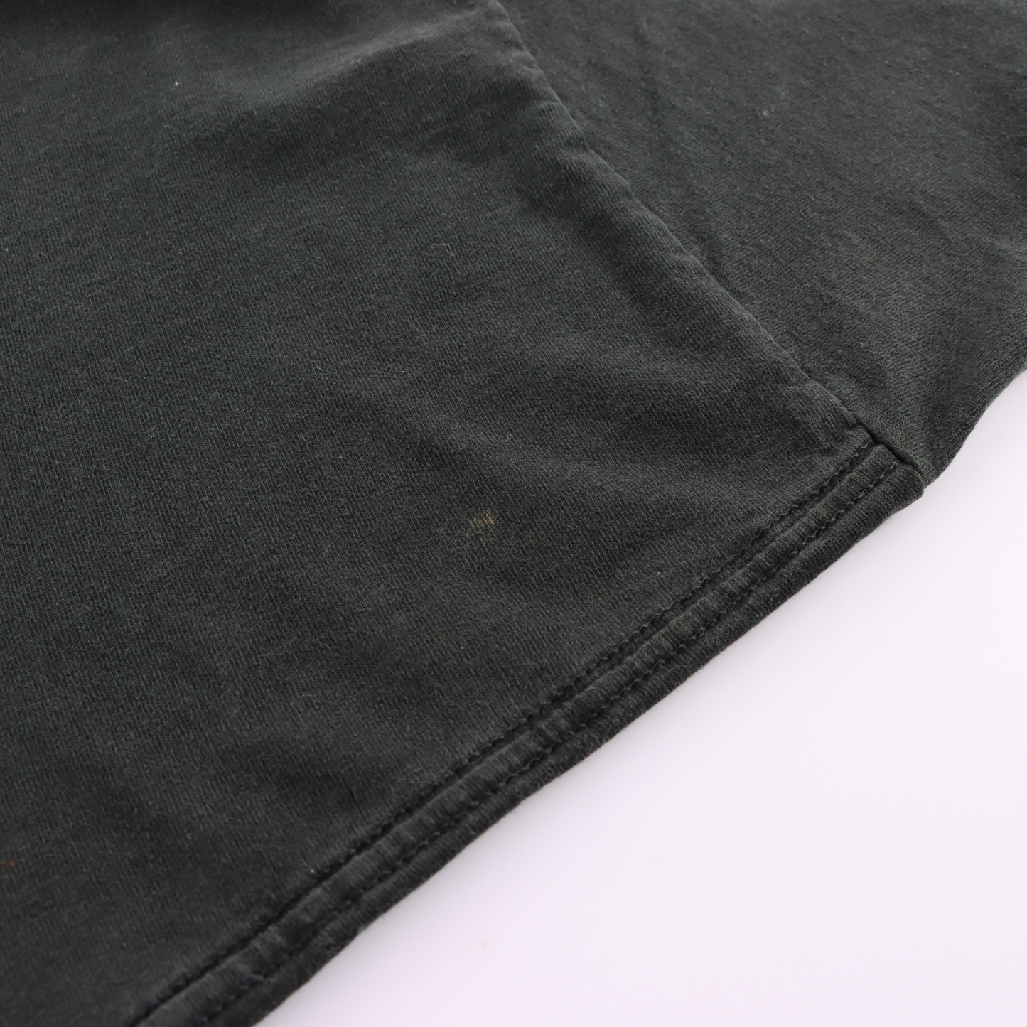 NIKE Embroidered Swoosh Logo Casual Black & White Tee USA Made (XXL)