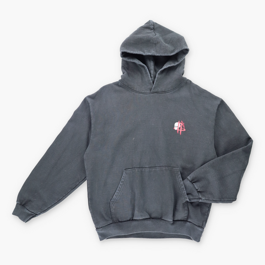 Vintage WARREN LOTAS X NBA Houston Rockets 'Space City' Black Hooded Sweatshirt (L) Vintage Sole Melbourne