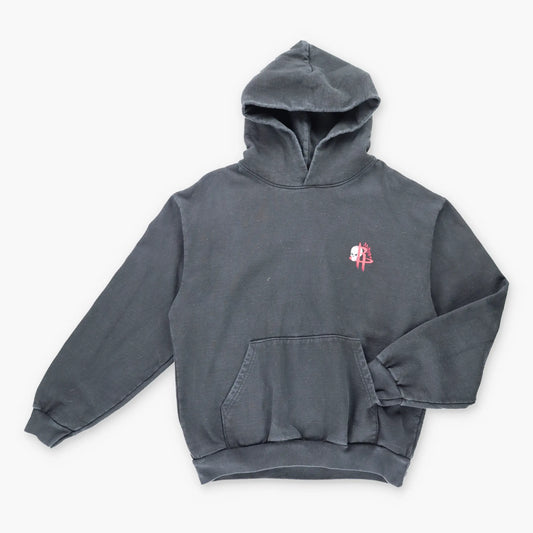 Vintage WARREN LOTAS X NBA Houston Rockets 'Space City' Black Hooded Sweatshirt (L) Vintage Sole Melbourne