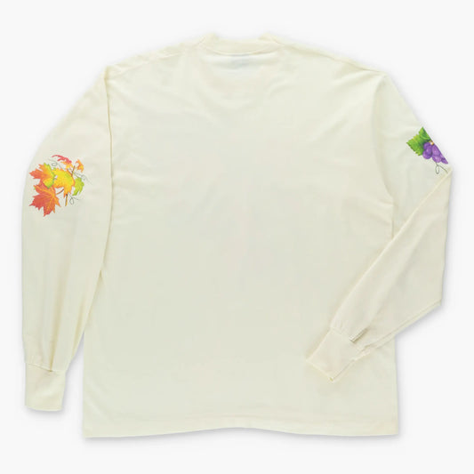 Cornucopia FRUIT OF THE LOOM Single Stitch Long Sleeve T-Shirt USA Made (XL) Vintage Sole Melbourne