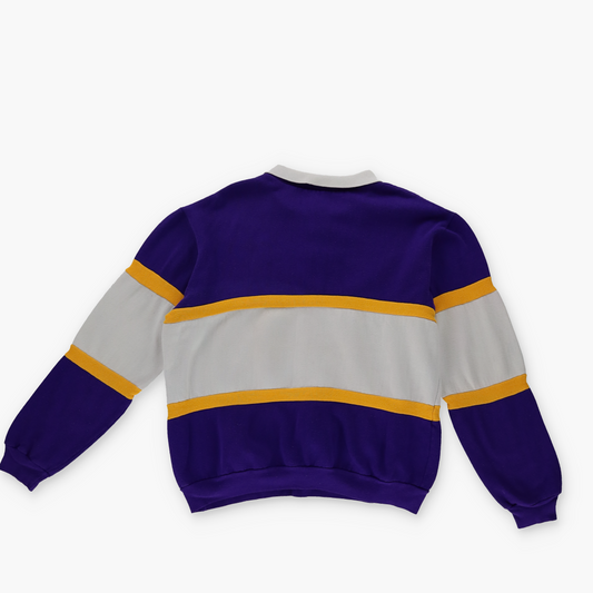 NBA Los Angeles Lakers Vintage 90s Rugby Sweatshirt (M)